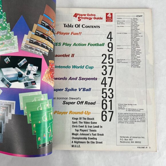 Nintendo Power Strategy Guide Vol. 33 4-Player Extra Team Up Official Strategies - Picture 4 of 7